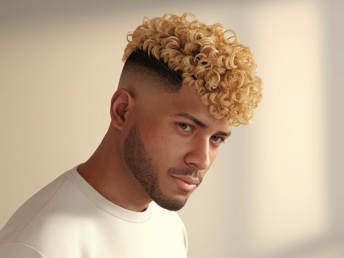 Curly Top Taper - fryzura dla kręconych włosów w salonie IzaBella Łódź