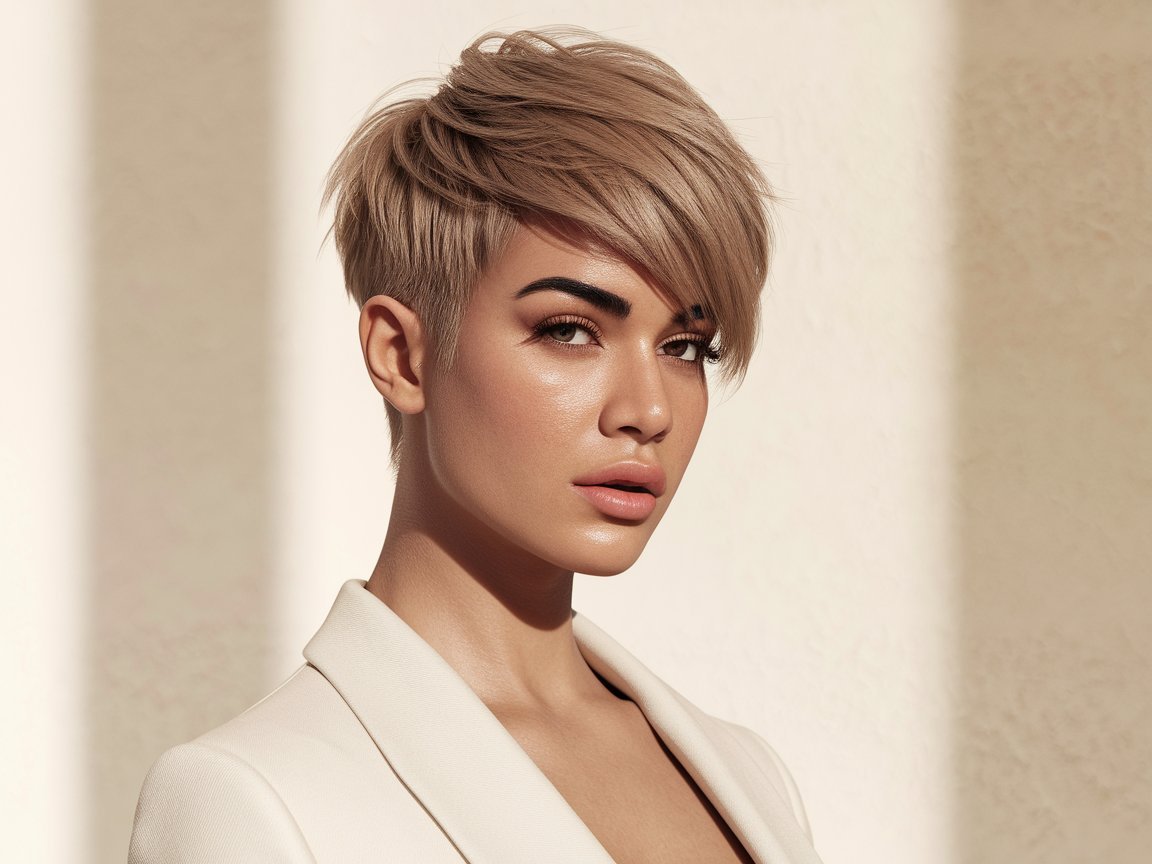 Pixie Cut - nowoczesna krótka fryzura damska w salonie IzaBella Łódź